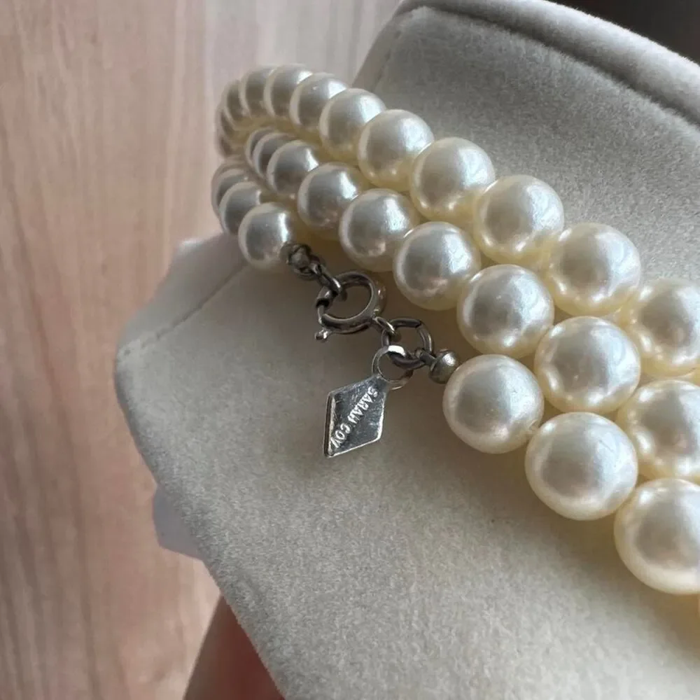 Unbranded Women's Cream and White Jewellery